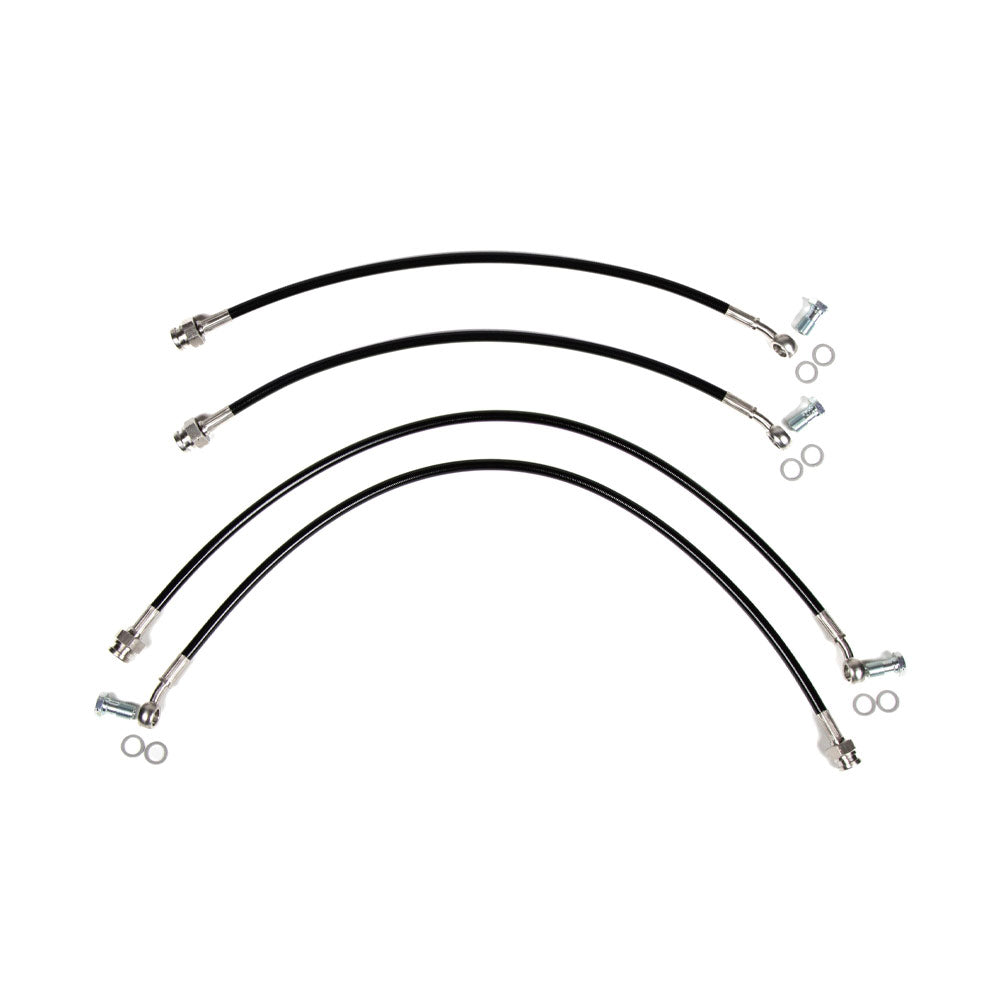 CHASE BAYS verlängerte Bremsleitung Set Bremssattel passend für Chevrolet Corvette C5 C6