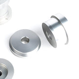 CNC71 Differentialaufhängung Hinterachsträger Buchsen Set starr passend für BMW E46 (Aluminium)