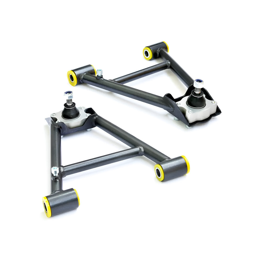 CYBUL Querlenker Camber Arms passend für Mazda MX-5 NA NB Vorderachse einstellbar Set (Aluminium/PU)