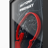 AP10 Daytona 3D Poster (gerahmt)