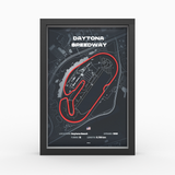 AP10 Daytona 3D Poster (gerahmt)