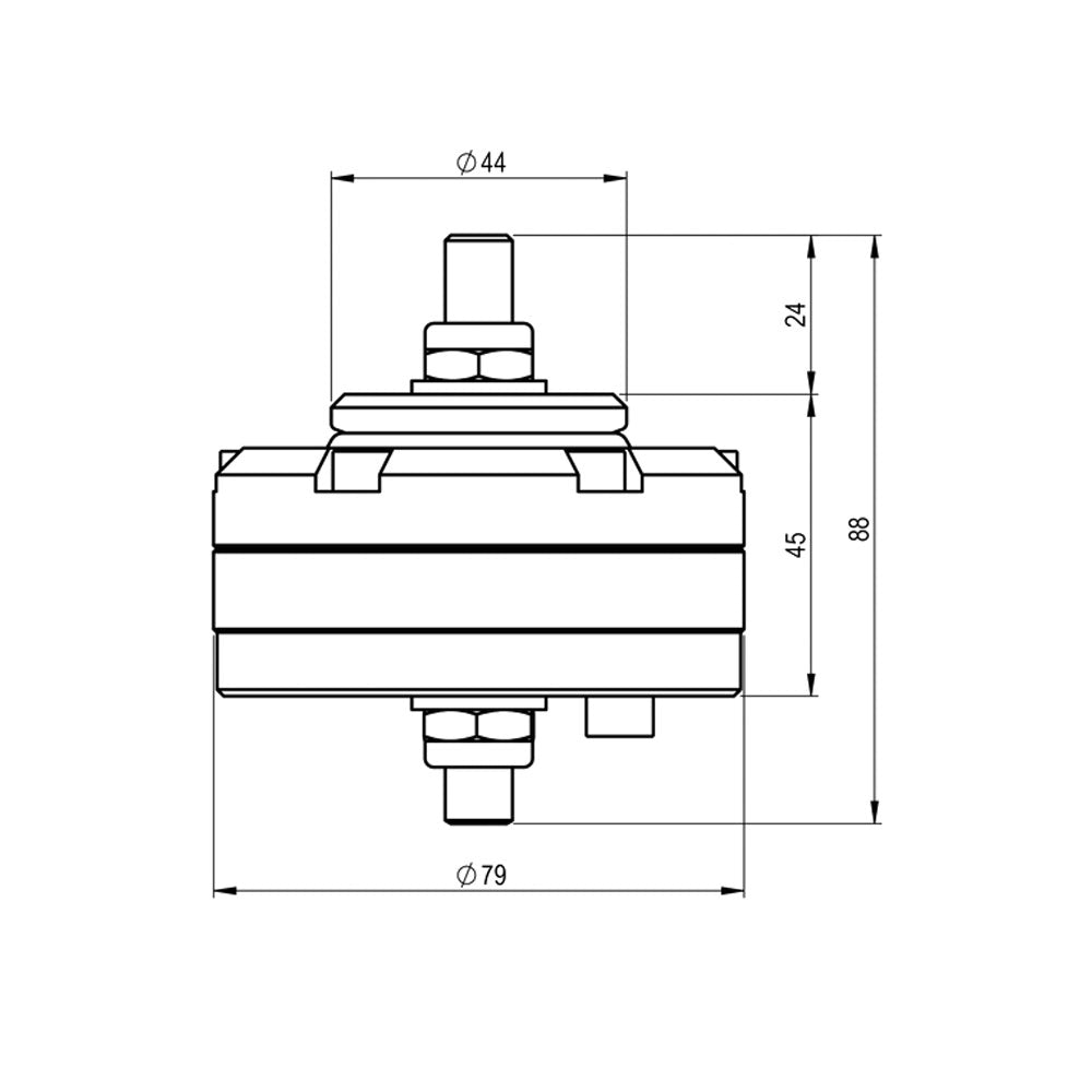 PMC MOTORSPORT Universelle Motorlager (Aluminium/PU)