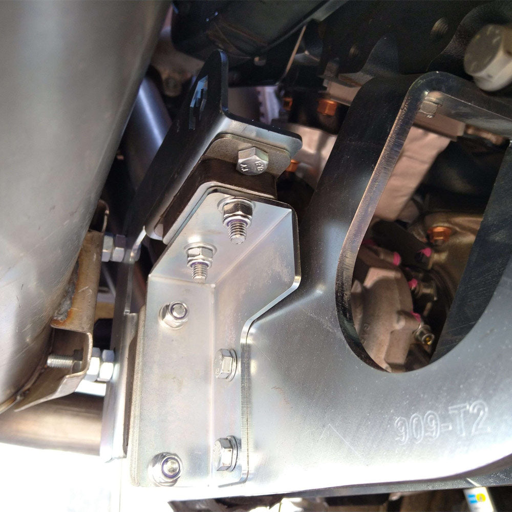 EPYTEC Auspuffhalterung Winkelbleche passend für VW T3 mit 1.9l TDI Motor