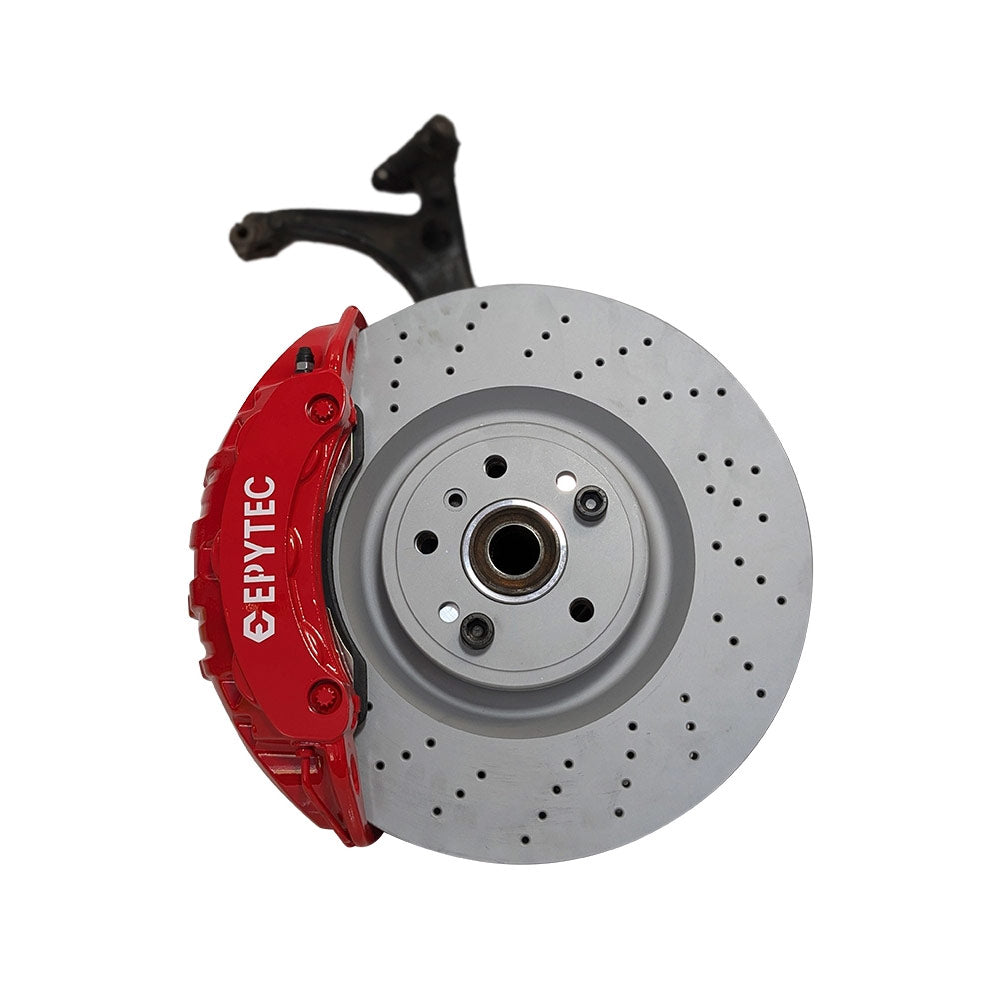 EPYTEC Bremsanlagen Kit passend für Audi A4 S4 B5 A6 C5 / VW Passat 3B / Skoda Superb auf 6-Kolben Porsche Sattel mit 375×36 Bremsscheibe Vorderachse