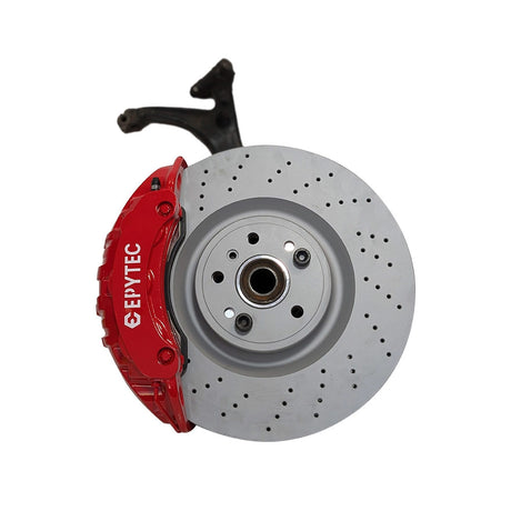 EPYTEC Bremsanlagen Kit passend für Audi A4 S4 B5 A6 C5 / VW Passat 3B / Skoda Superb auf 6-Kolben Porsche Sattel mit 375×36 Bremsscheibe Vorderachse