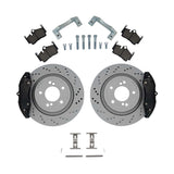 EPYTEC Bremsanlagen Kit passend für BMW E46 auf 4-Kolben Porsche Sattel mit 328×20mm Bremsscheibe Hinterachse