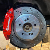 EPYTEC Bremsanlagen Kit passend für BMW E46 auf 4-Kolben Porsche Sattel mit 328×20mm Bremsscheibe Hinterachse