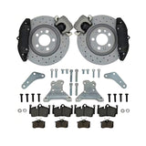 EPYTEC Bremsanlagen Kit passend für VW Polo 9N / Audi A1 / Seat Ibiza 6L auf 4-Kolben Porsche Sattel mit 280x22 Bremsscheibe Hinterachse