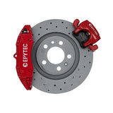 EPYTEC Bremsanlagen Kit passend für VW Polo 9N / Audi A1 / Seat Ibiza 6L auf 4-Kolben Porsche Sattel mit 280x22 Bremsscheibe Hinterachse