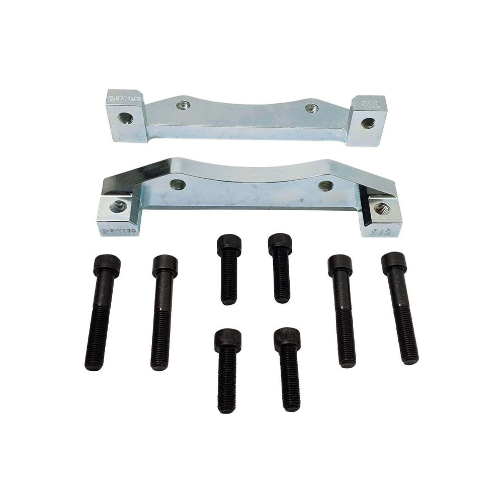 EPYTEC Bremssattel Adapter passend für Mercedes Benz SLK 55 AMG für 6-Kolben Sattel mit 360x32mm Bremsscheibe Vorderachse