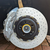 EPYTEC Bremssattel Adapter passend für Mercedes Benz W205 W212 AMG für 6-Kolben Sattel mit  390x36mm Bremsscheibe Vorderachse