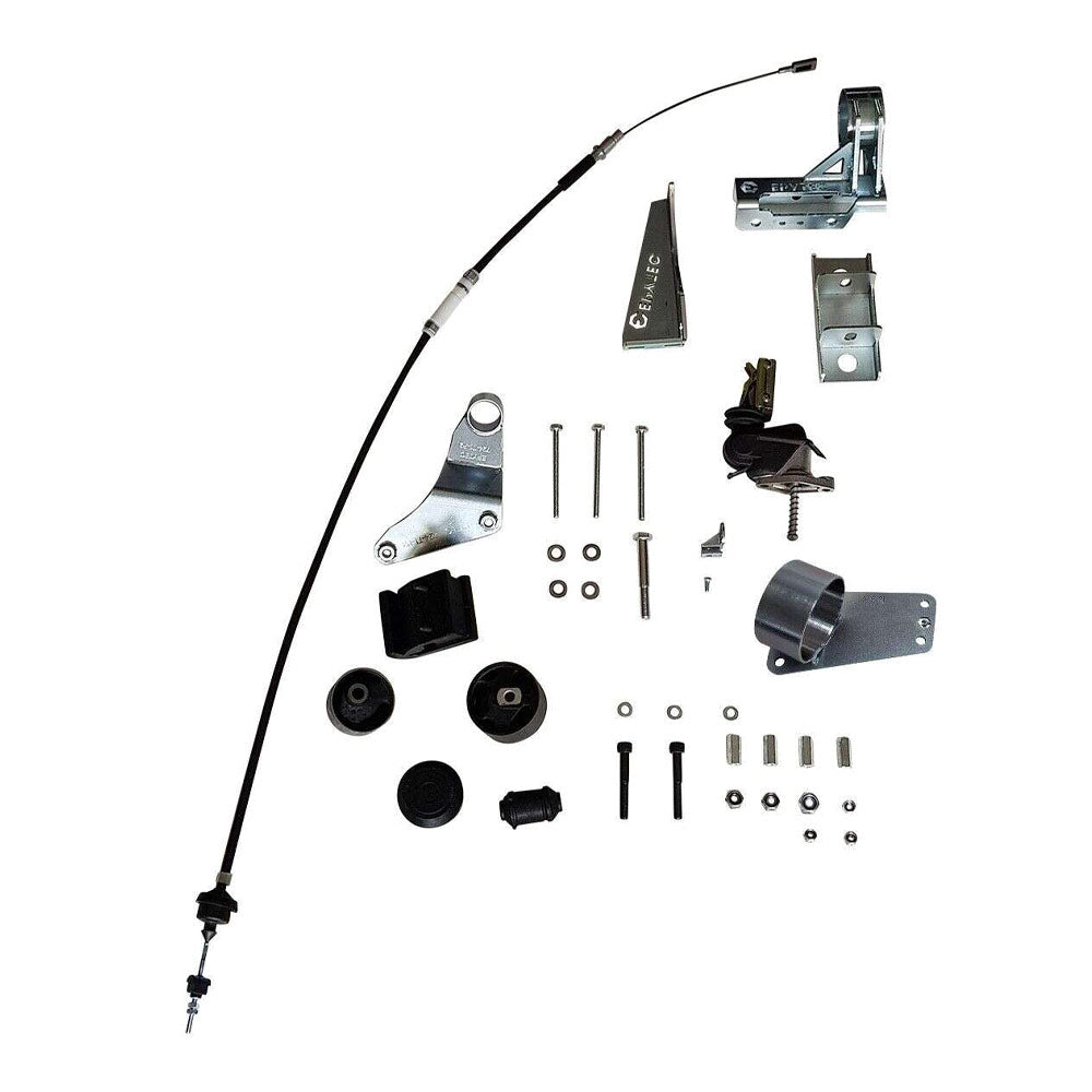 EPYTEC Umbauset passend für VW Golf 1 / Scirocco / Caddy zum Einbau von 02A / 02J 5-Gang Getriebe & 1.8L / 1.9 TDI / G60 / 2.0L Motor