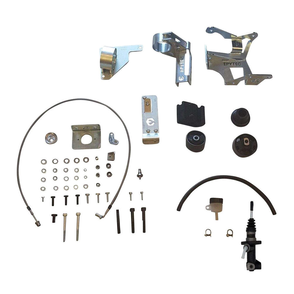 EPYTEC Umbauset passend für VW Golf 1 / Scirocco / Caddy zum Einbau von 16V 5-Gang CDA/CTM/DPA Getriebe & 1.8T / 1.9 TDI Motor