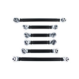 FAMEFORM Querlenker passend für BMW E8X E9X Hinterachse einstellbar Set Uniball (6-teilig / Cr-Mo)