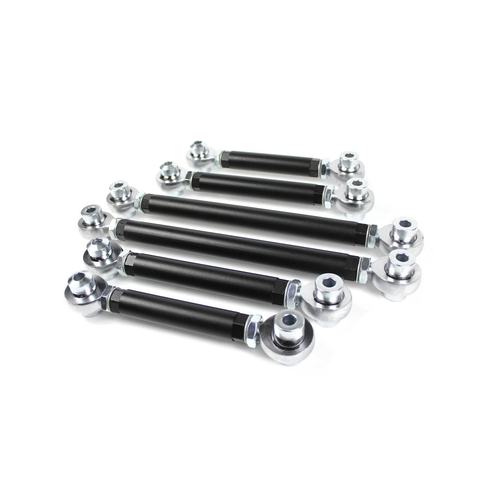 FAMEFORM Querlenker passend für BMW E8X E9X kein M Hinterachse einstellbar Set Uniball (6-teilig / Stahl)