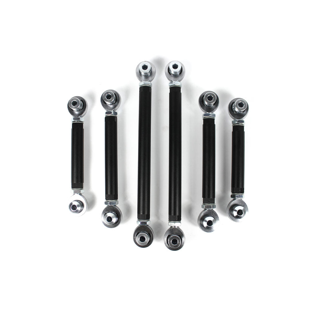 FAMEFORM Querlenker passend für BMW E8X E9X kein M Hinterachse einstellbar Set Uniball (6-teilig / Stahl)