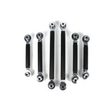 FAMEFORM Querlenker passend für BMW E8X E9X kein M Hinterachse einstellbar Set Uniball (6-teilig / Stahl)