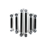 FAMEFORM Querlenker passend für BMW E90 E92 M3 Hinterachse einstellbar Set Uniball (6-teilig / Stahl)