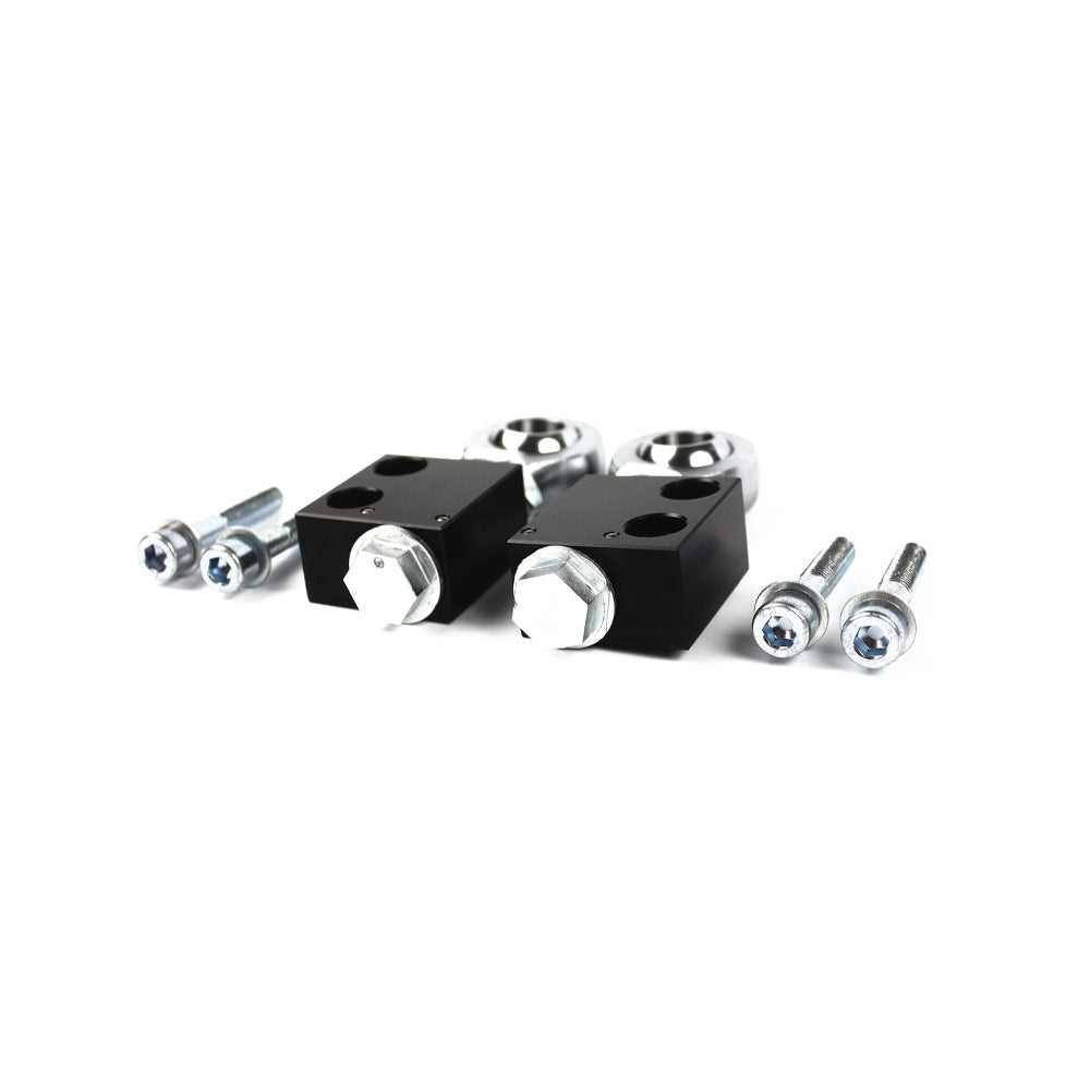 FAMEFORM Querlenker Vorderachse Buchsen Lollipop Set Uniball stufenlos einstellbar passend für BMW E30 E36 (Aluminium)