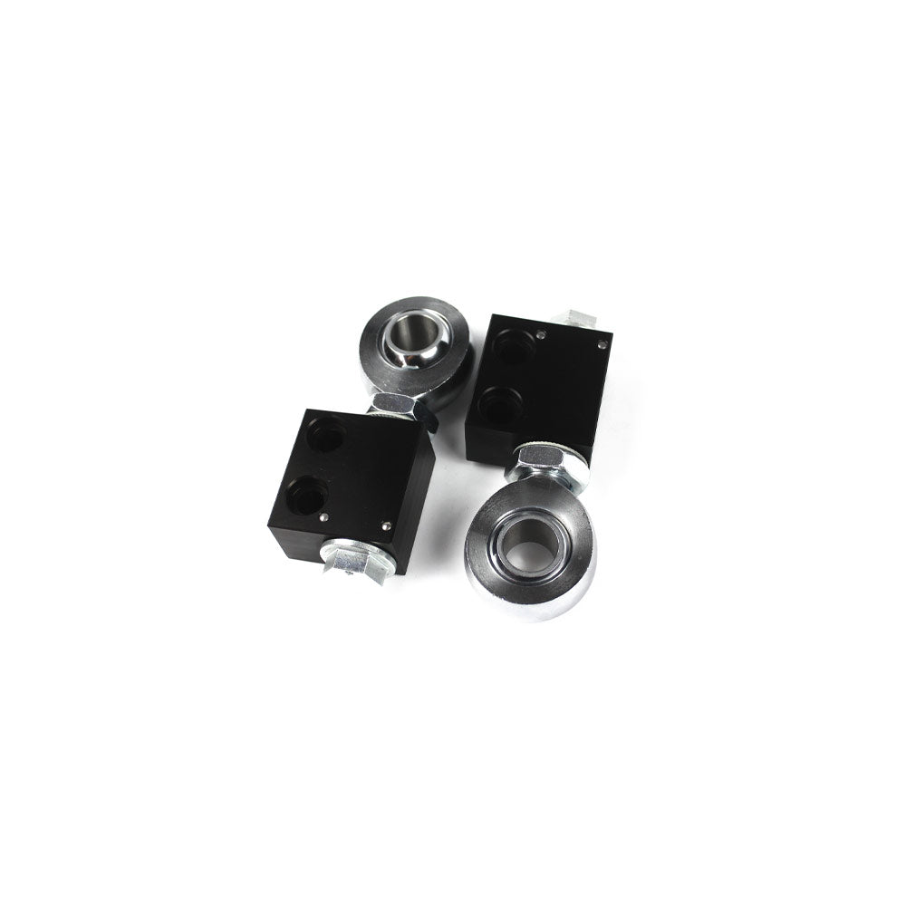FAMEFORM Querlenker Vorderachse Buchsen Lollipop Set Uniball stufenlos einstellbar passend für BMW E30 E36 (Aluminium)