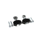 FAMEFORM Querlenker Vorderachse Buchsen Lollipop Set Uniball stufenlos einstellbar passend für BMW E46 (Aluminium)