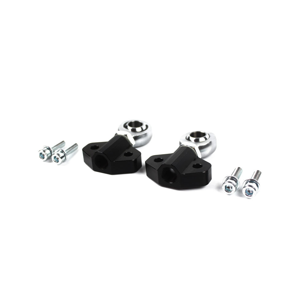 FAMEFORM Querlenker Vorderachse Buchsen Lollipop Set Uniball stufenweise einstellbar passend für BMW E46 (Aluminium)
