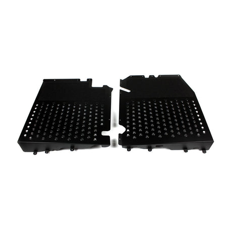 FAMEFORM Trittbretter Bodenbleche Set passend für BMW E39 (Stahl / Griptape)