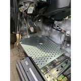 FAMEFORM Trittbretter Bodenbleche Set passend für BMW E39 (Stahl / Griptape)