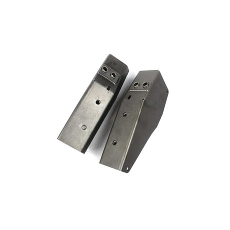 FAMEFORM Verstärkungsbleche Einschweissbleche Längsträgerverstärkung Querlenkeraufnahme passend für BMW E36 Hinterachse (Stahl)