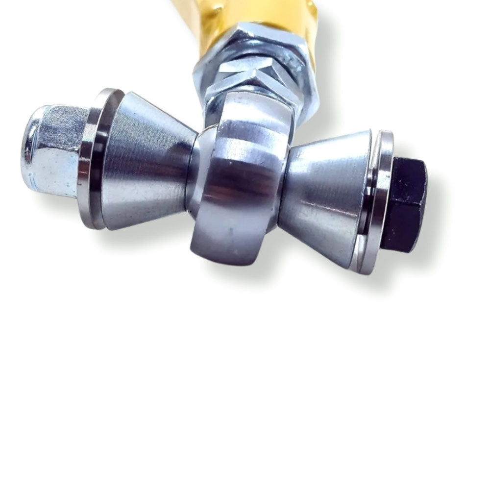 FAT DRIFT PERFORMANCE Querlenker Camber Arms passend für Toyota Supra MK3 Hinterachse oben einstellbar Set Uniball (Stahl)