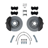 EPYTEC Bremsanlagen Kit passend für Audi 80 90 S2 / VW Phaeton auf 6-Kolben Porsche ZR18 Sattel mit 360x34mm Bremsscheibe Vorderachse