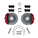 EPYTEC Bremsanlagen Kit passend für Audi 80 90 S2 / VW Phaeton auf 6-Kolben Porsche ZR18 Sattel mit 360x34mm Bremsscheibe Vorderachse