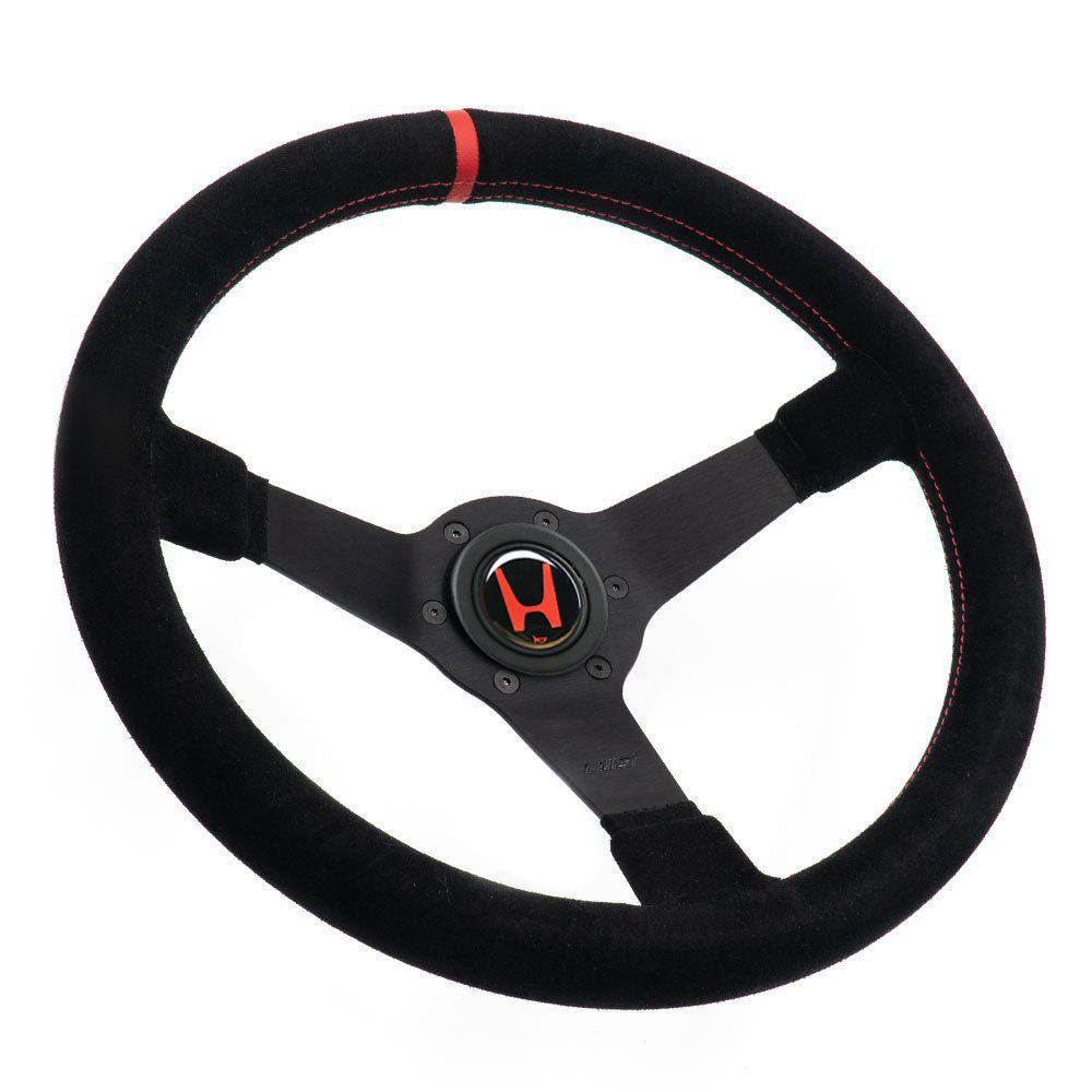 LUISI Mirage Race Sportlenkrad Wildleder Komplettset passend für Honda Civic 1996-2001 (geschüsselt / mit TÜV)