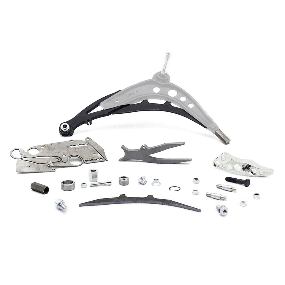 WISEFAB DRIFT DIY Lenkwinkel Kit passend für BMW 3er E36 Vorderachse