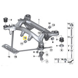 IRP Differentialaufhängung Buchsen Set starr passend für BMW E8X M E9X M3 (Aluminium)