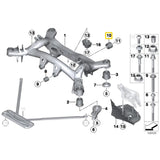 IRP Differentialaufhängung Buchsen Set starr passend für BMW F2X F3X (Aluminium)