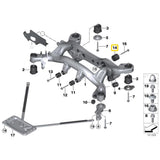 IRP Differentialaufhängung Buchsen Set passend für BMW E8X E9X non M Hinterachse (PU)