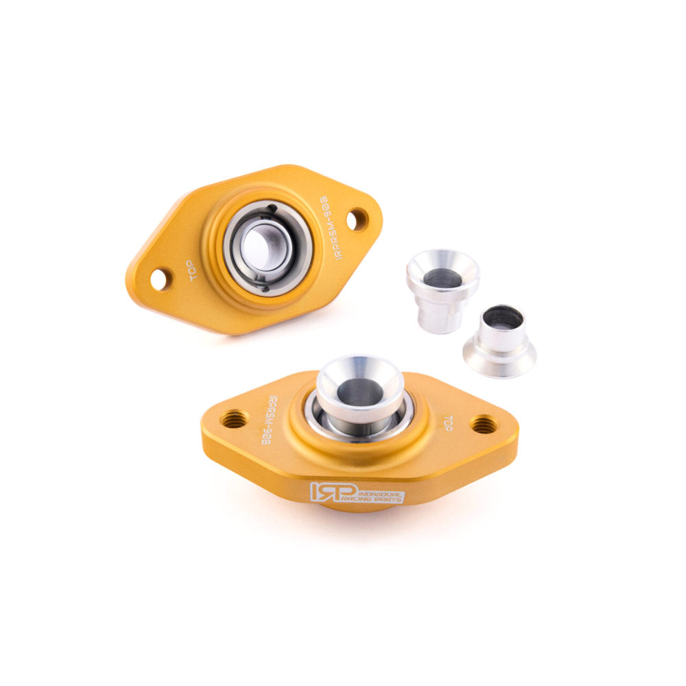 IRP Domlager passend für BMW E81 E82 E87 E88 non M Hinterachse unten Set Uniball (Aluminium)