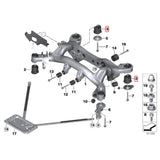 IRP Hinterachsträger Buchsen Set passend für BMW F2X F3X (PU)
