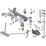 IRP Hinterachsträger Buchsen Set starr passend für BMW F2X F3X (Aluminium)