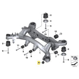 IRP Hinterachsträger Buchsen Set passend für BMW E8X E9X Non M (Aluminium)