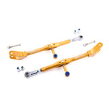 IRP Querlenker Camber Arms mit Stabi-Aufnahme passend für BMW E46 Hinterachse oben einstellbar Set Uniball (Aluminium)