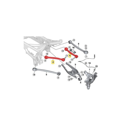 IRP 3er BMW F80 M3 Querlenker Camber Arms oben einstellbar Hinterachse Set (Alu) - PARTS33 GmbH