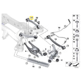 IRP Querlenker passend für BMW E8X E9X Hinterachse einstellbar Set (Aluminium)