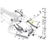 IRP Querlenker Spurstangen passend für BMW E8X E9X Non M Hinterachse einstellbar (Stahl)