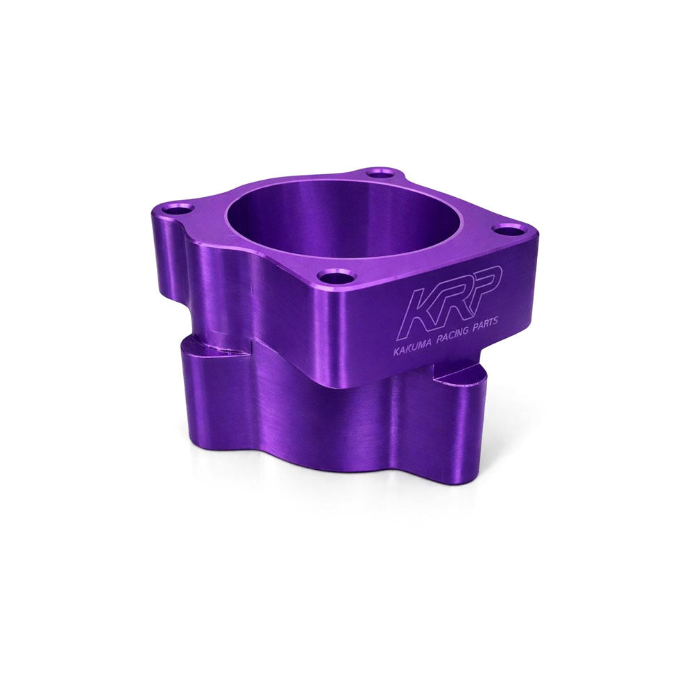KAKUMA RACING PARTS DBW Drosselklappen Adapter passend für Toyota 2JZ auf Mazda RX-8 / Bosch 74 mm Drosselklappe (Aluminium)