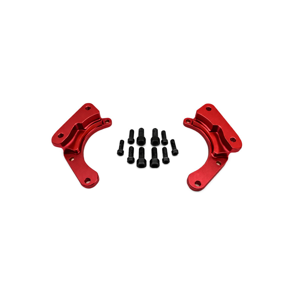 KAKUMA RACING PARTS Dual Caliper Kit Hinterachse auf 2. Bremssattel für Fly-Off passend für BMW E46 330 (Aluminium)