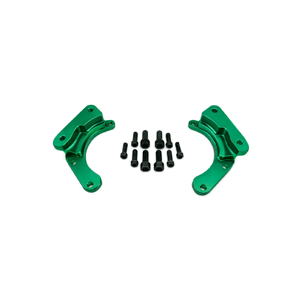 KAKUMA RACING PARTS Dual Caliper Kit Hinterachse auf 2. Bremssattel für Fly-Off passend für BMW E46 330 (Aluminium)