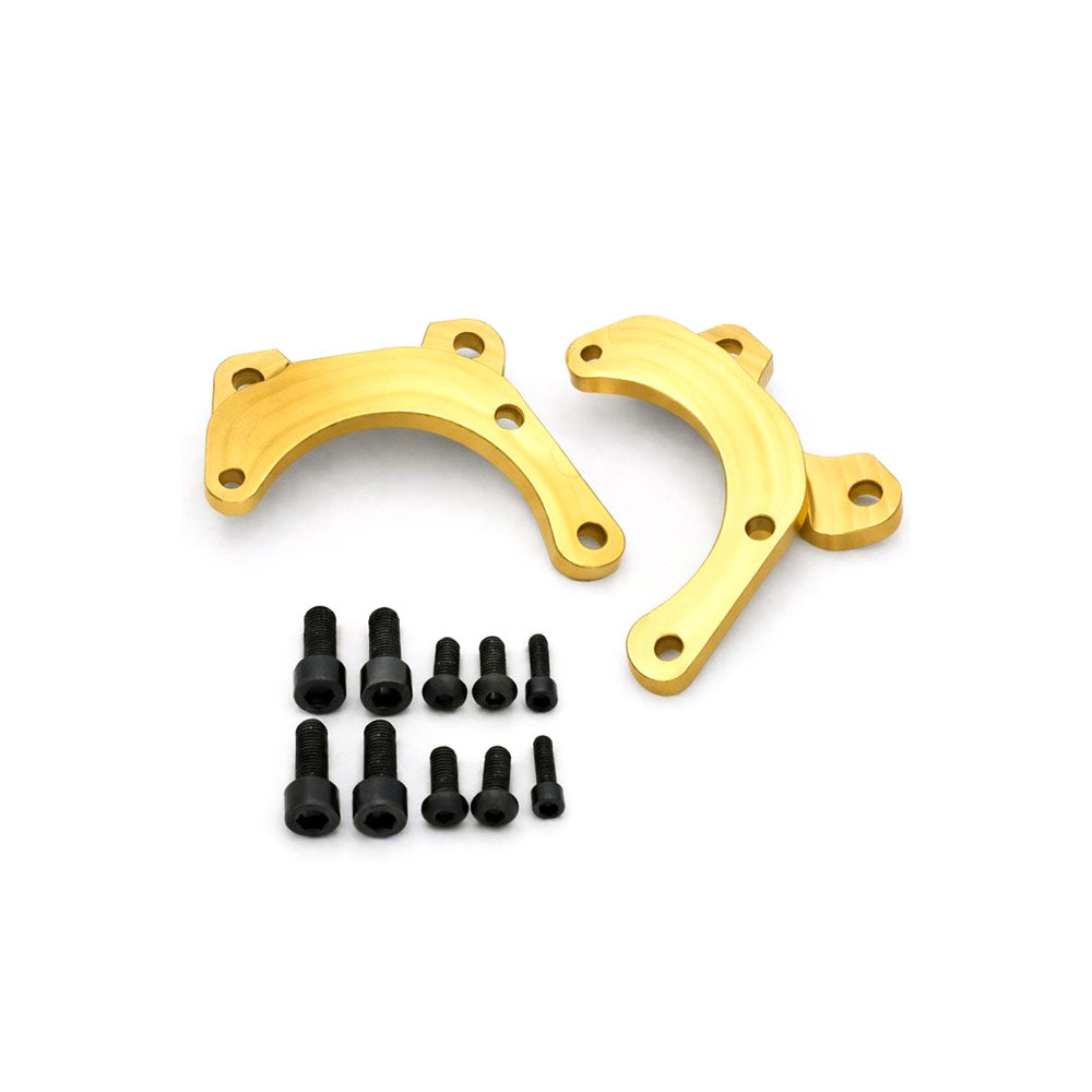 KAKUMA RACING PARTS Dual Caliper Kit Hinterachse auf 2. Bremssattel für Fly-Off passend für BMW E46 (Aluminium)