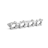 KAKUMA RACING PARTS ITB Adapter passend für Toyota 3S-GE BEAMS auf AE111 Einzeldrossel (Aluminium)